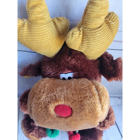 Vintage Superior Toy and Novelty Inc Reindeer Moose Stuffed Animal Plush Toy 11" - Picture 2 of 9